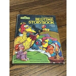 Sesame Street Bedtime Storybook Random House Hardcover Illustrated Muppets